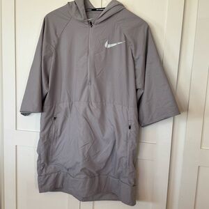 Nike running Gray Hooded Pullover